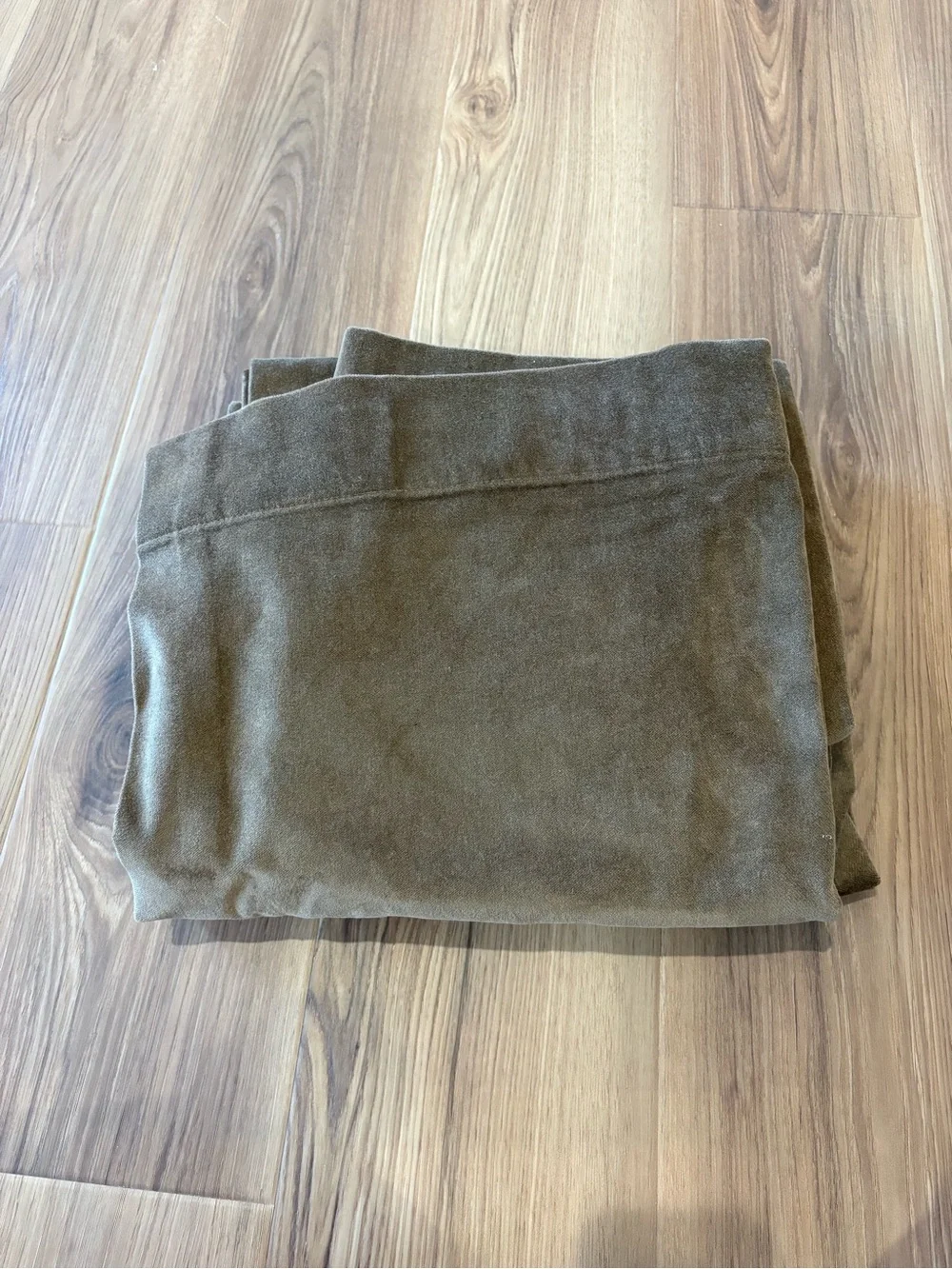 ONE Pottery Barn Velvet Twill Curtain Panel Cappuccino Brown 50